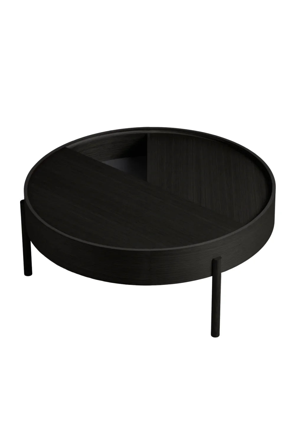 Contemporary Round Coffee Table L | WOUD Arc | OROA.com