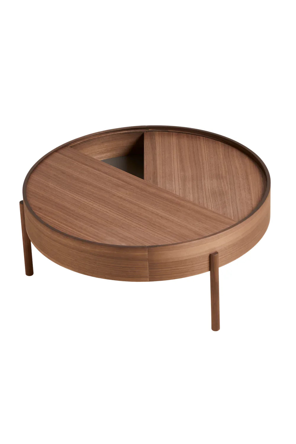 Contemporary Round Coffee Table L | WOUD Arc | OROA.com