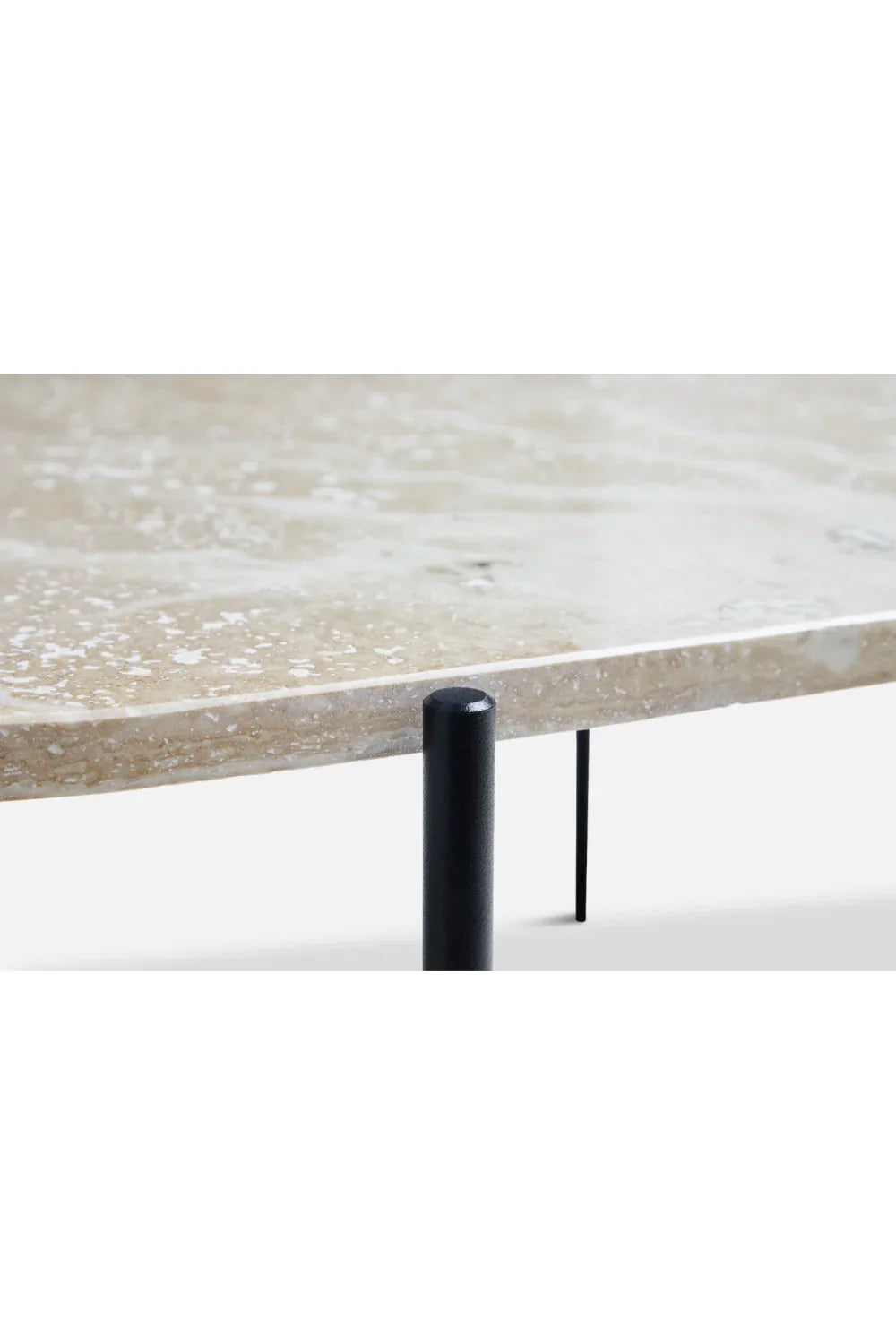Travertine Organic Occasional Table L | WOUD La Terra | OROA.com