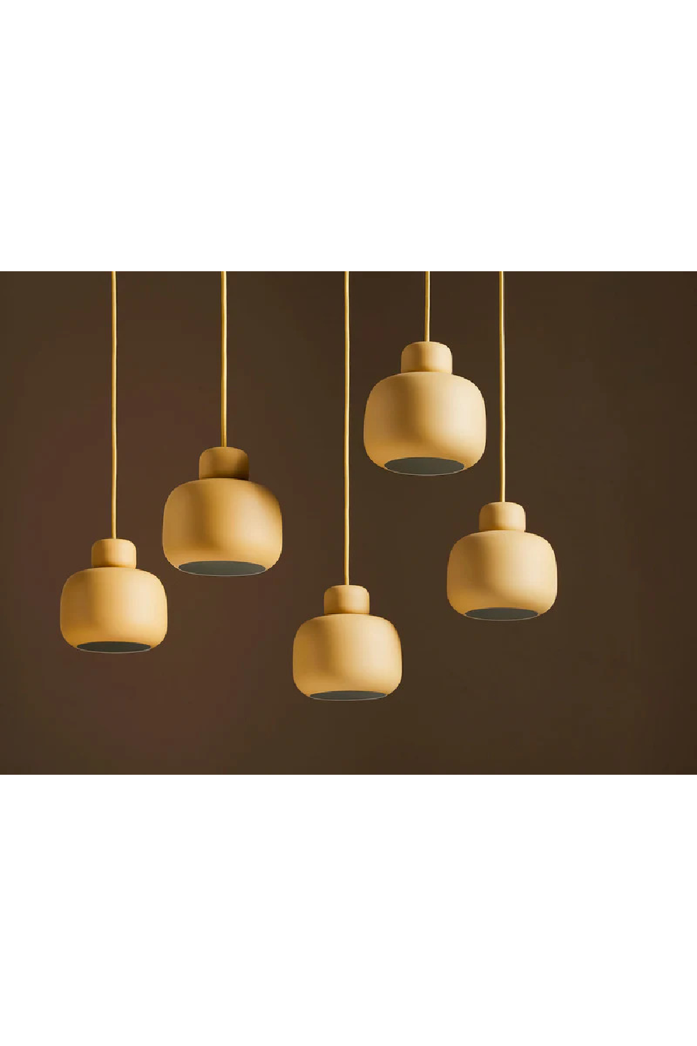 Modern Minimalist Pendant Lamp S | WOUD Stone | OROA.com