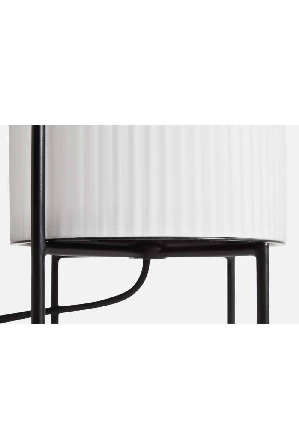 White Glass Contemporary Table Lamp | WOUD Ghost | OROA.com