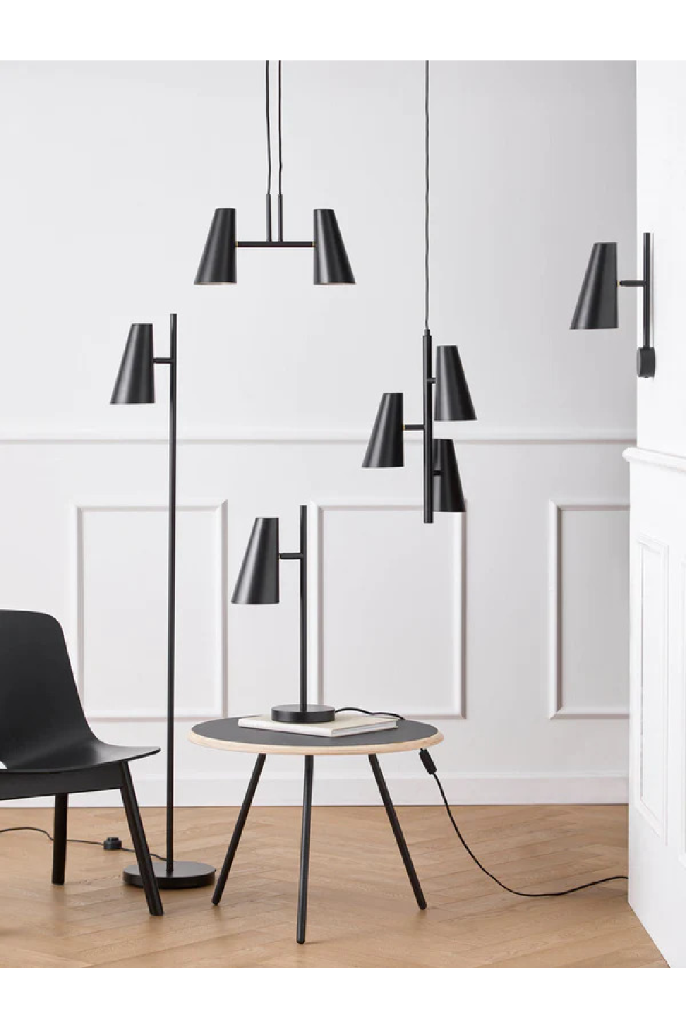 Conical Minimalist Floor Lamp | WOUD Cono | OROA.com