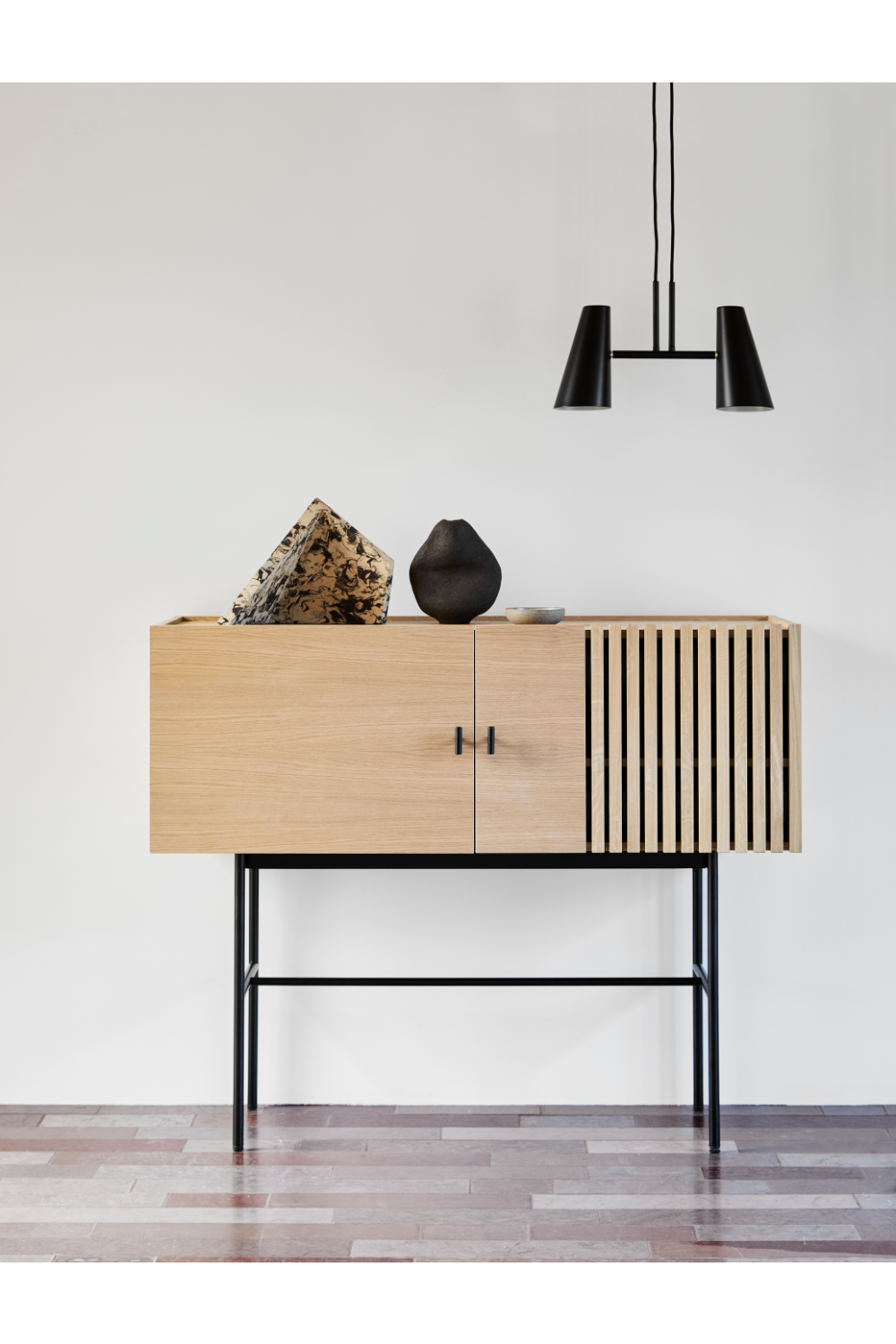 Industrial Black Pendant Lamp | WOUD Cono | OROA.com