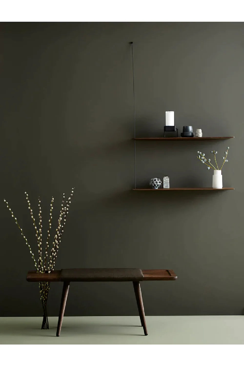 Modern Minimalist Wall Shelf L | WOUD Stedge | OROA.com