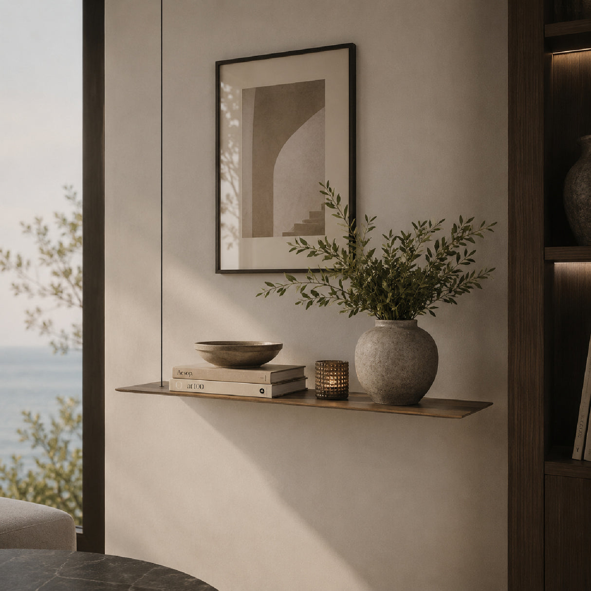 Modern European furniture - Solid Oak Modern Shelf - www.oroa.com | Oroa.com