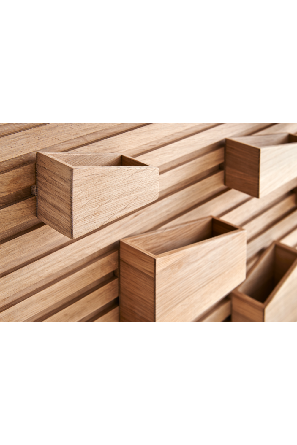 Natural Oak Customizable Organizer | WOUD Input | OROA.com