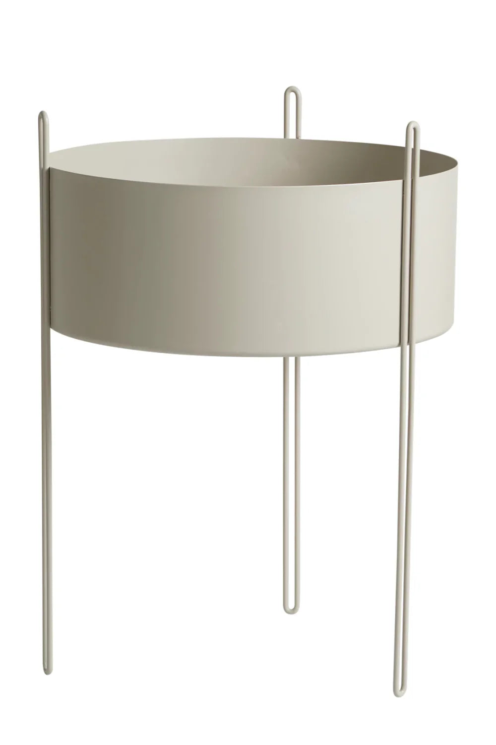 Painted Metal Planter L | WOUD Pidestall | OROA.com