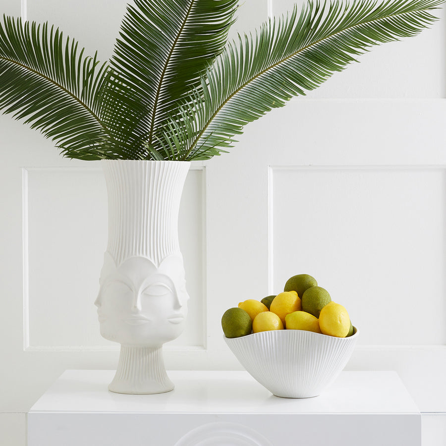 Ribbed Stoneware Bowl | Jonathan Adler Relief | Oroa.com