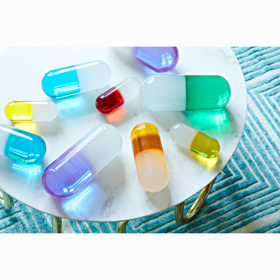 Acrylic Capsule Decorative Object L | Jonathan Adler Pill | Oroa.com