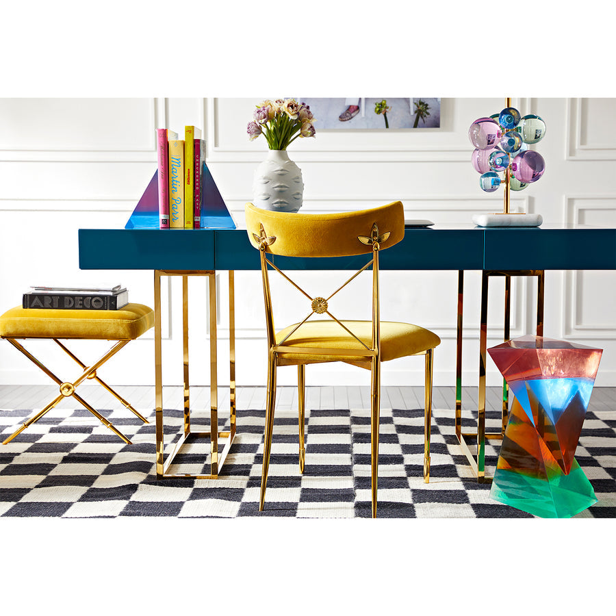 Velvet Seat Bench | Jonathan Adler Rider | Oroa.com