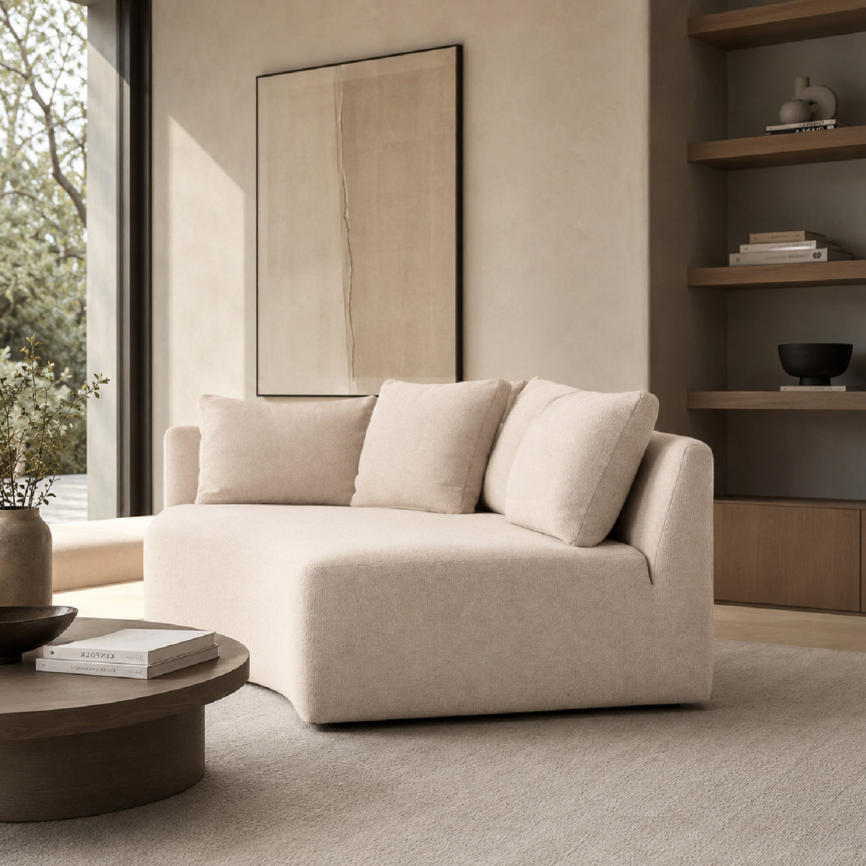 Cream Chaise Longue | Oroa.com