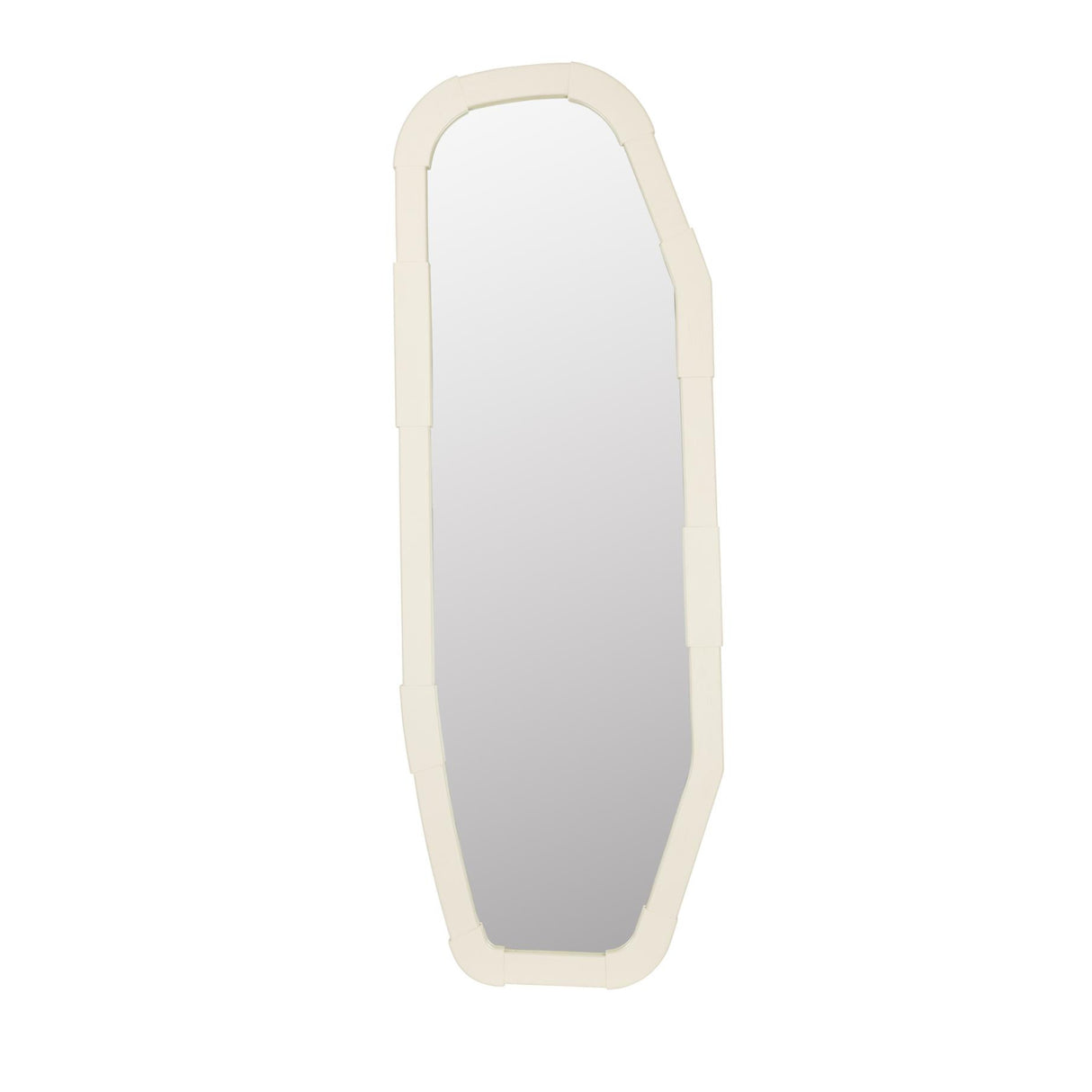 Modern European furniture - Beige Oak Asymmetrical Mirror - www.oroa.com | Oroa.com