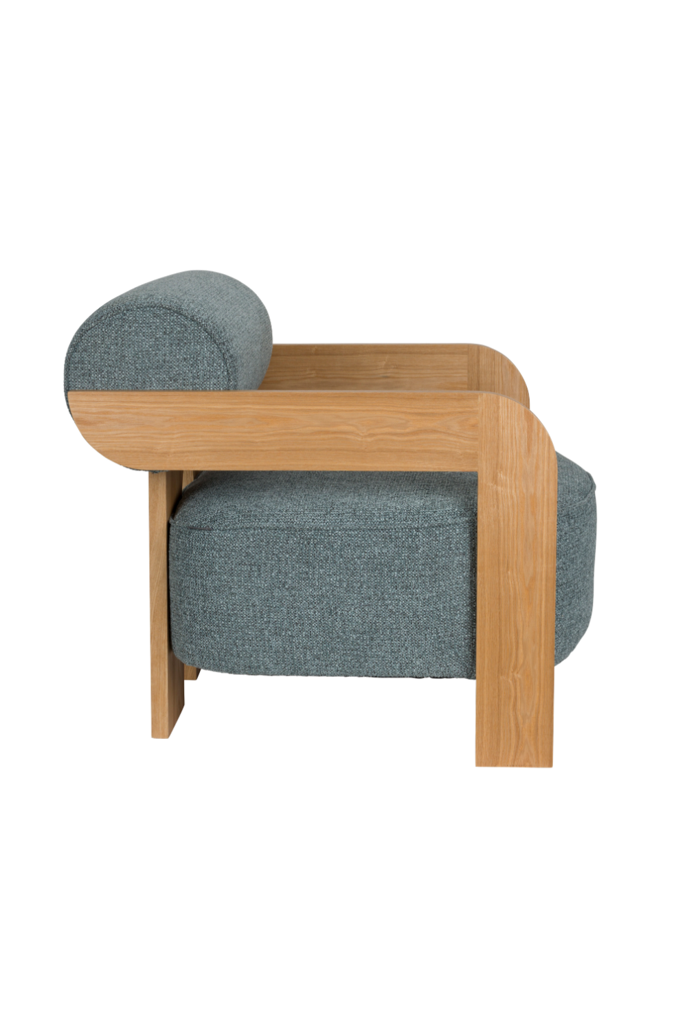 Ash Framed Boucle Lounge Chair | Oroa.com