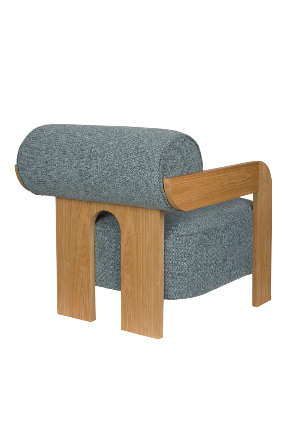 Ash Framed Boucle Lounge Chair | Oroa.com
