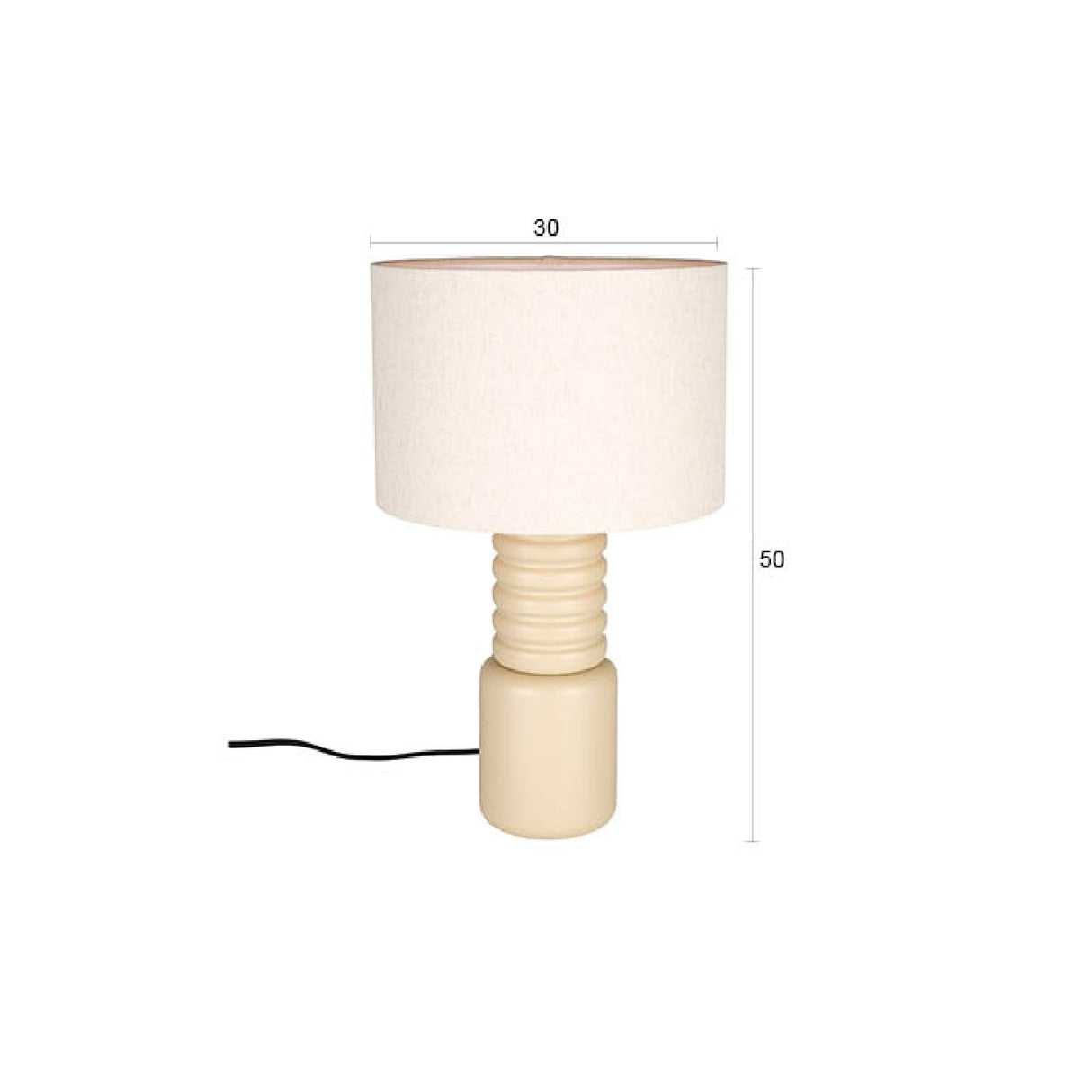 Modern European furniture - Stacked Ring Base Table Lamp - www.oroa.com | Oroa.com