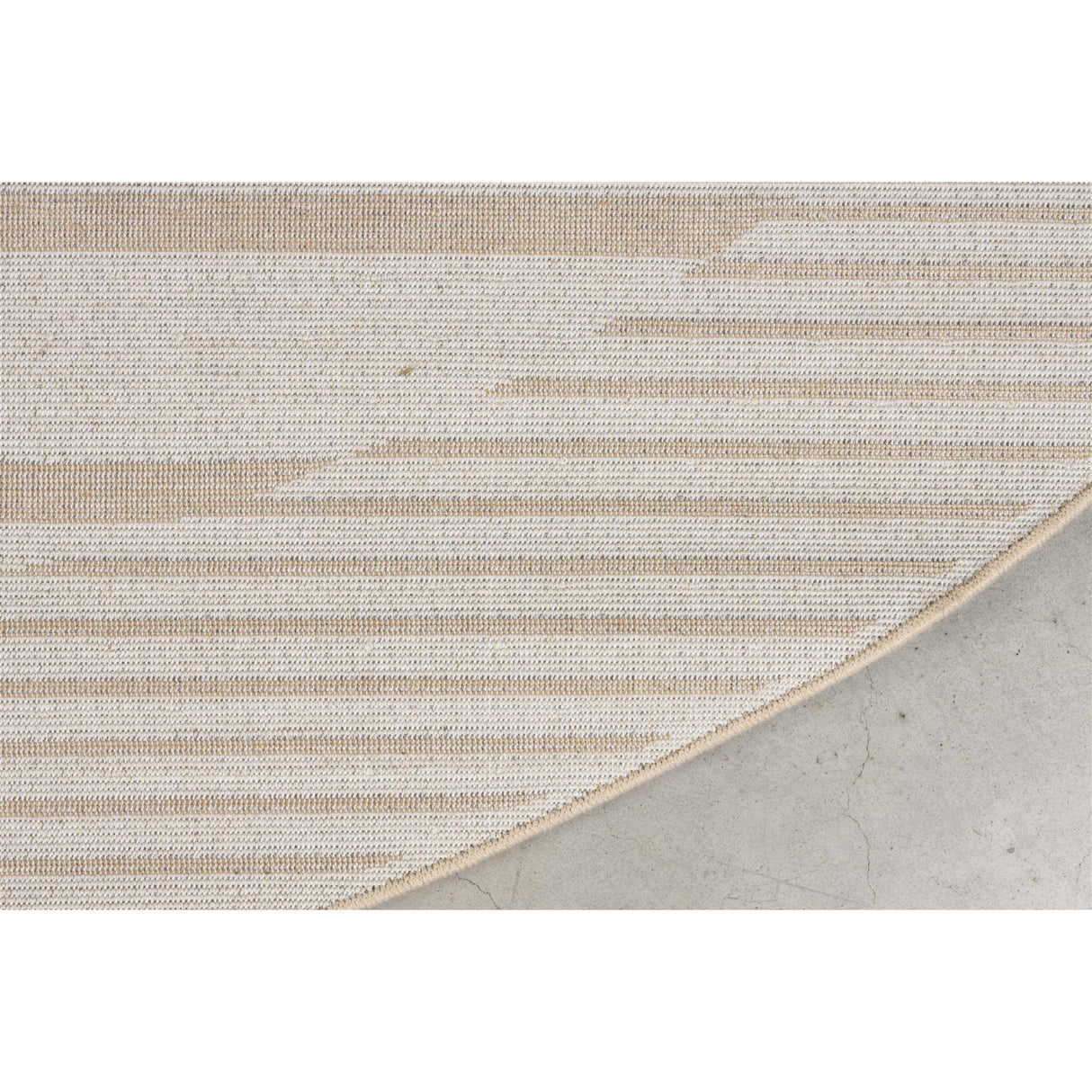 Modern European furniture - Beige Striped Organic-Shaped Carpet - www.oroa.com | Oroa.com
