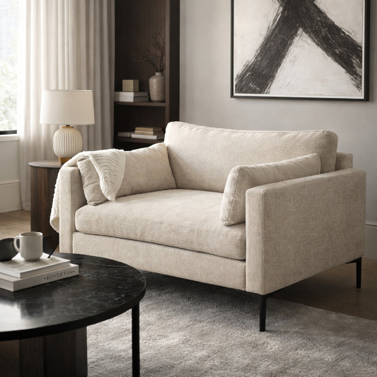 Modern Minimalist Love Seat | Oroa.com