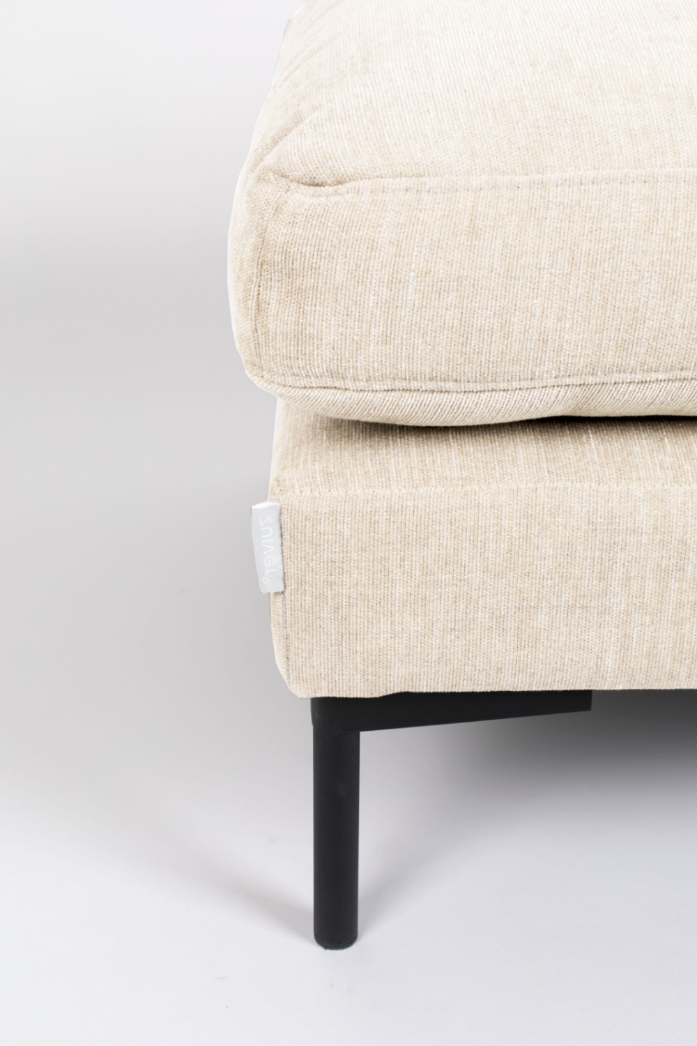 Beige Fabric Hocker | Zuiver Summer | OROA.com