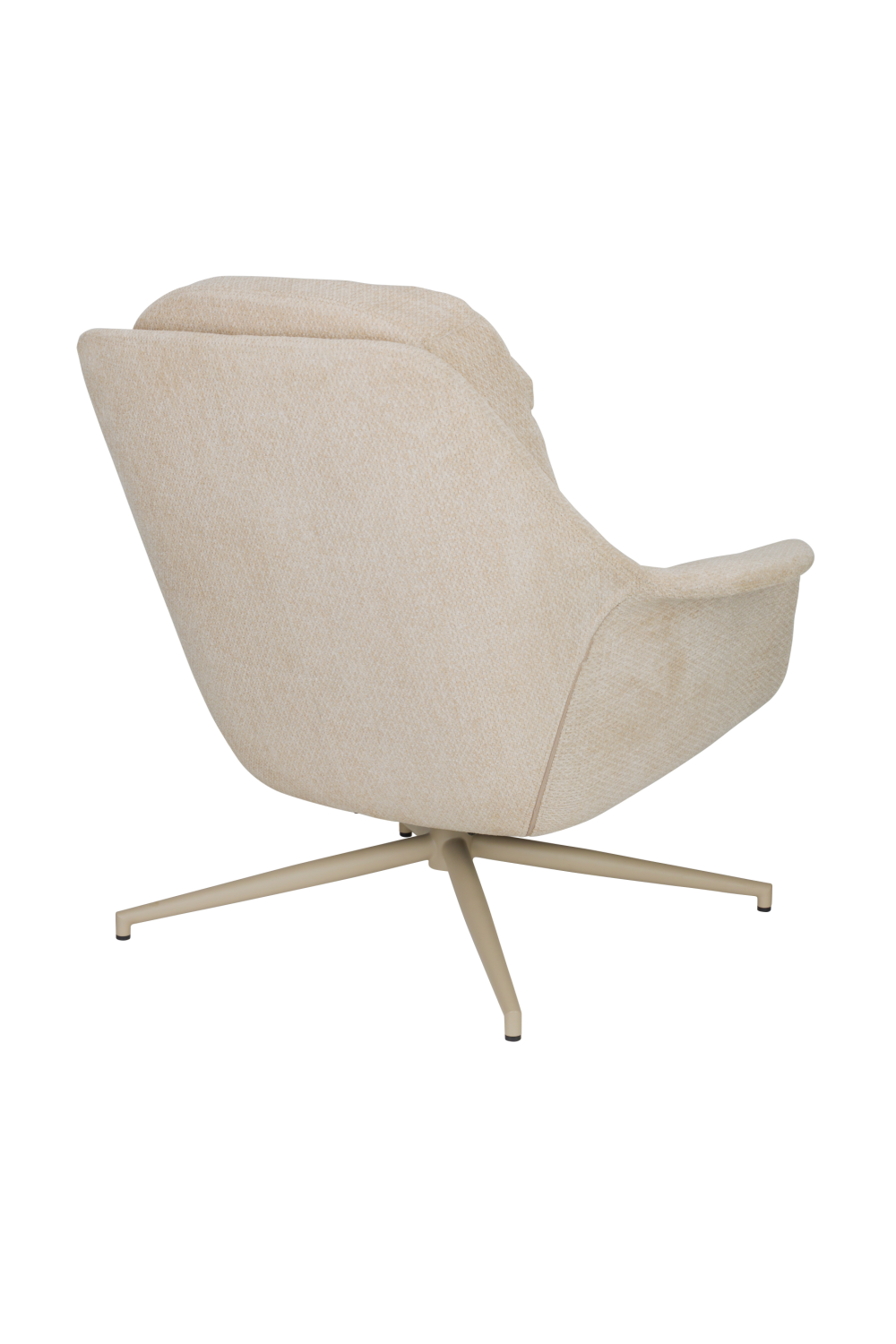 Beige Swivel Lounge Chair | Zuiver Philly | OROA.com