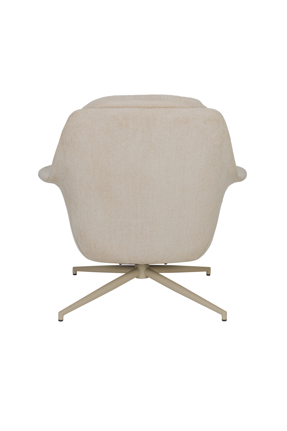 Beige Swivel Lounge Chair | Zuiver Philly | OROA.com