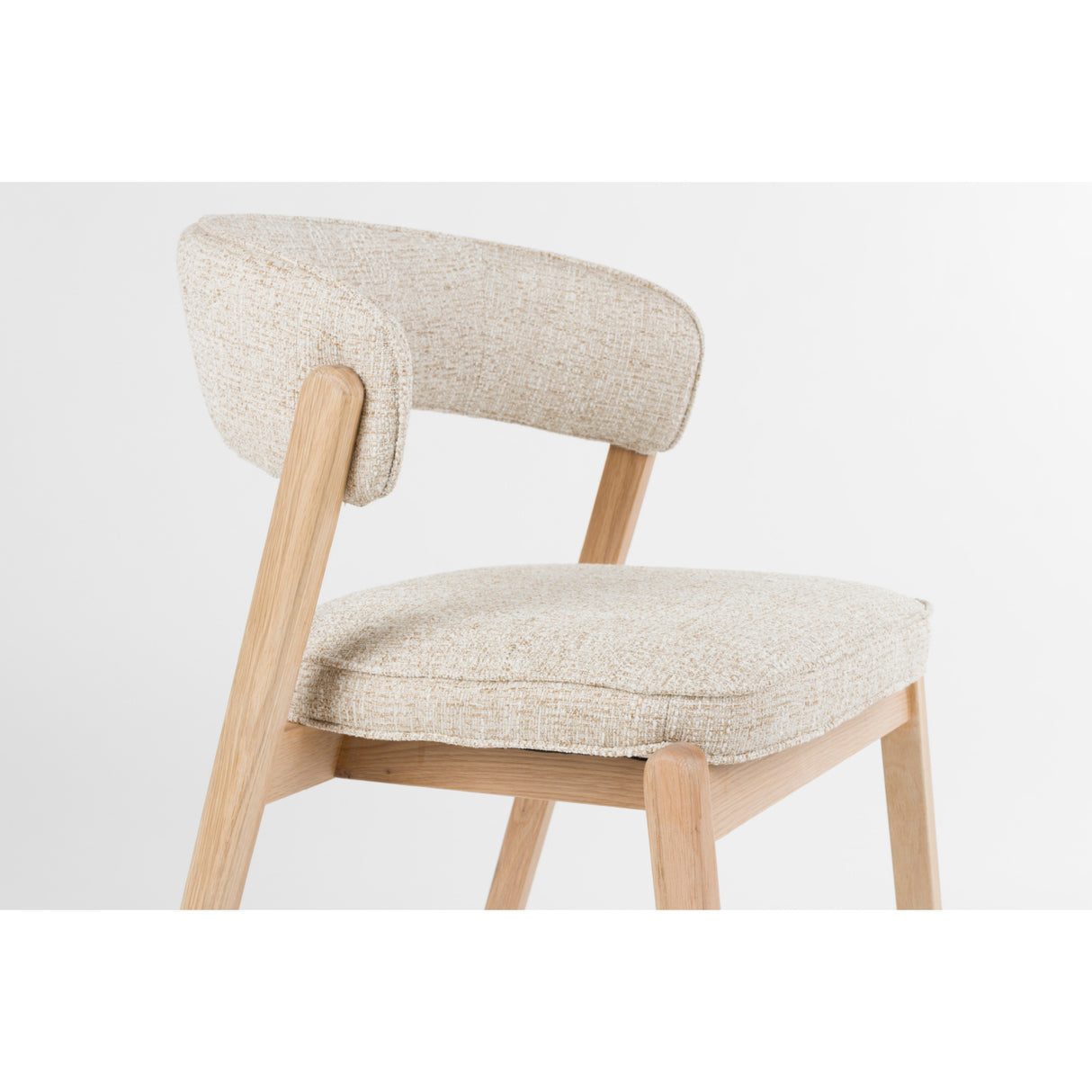 Modern European furniture - Oak Framed Dining Chairs (2) - www.oroa.com | Oroa.com