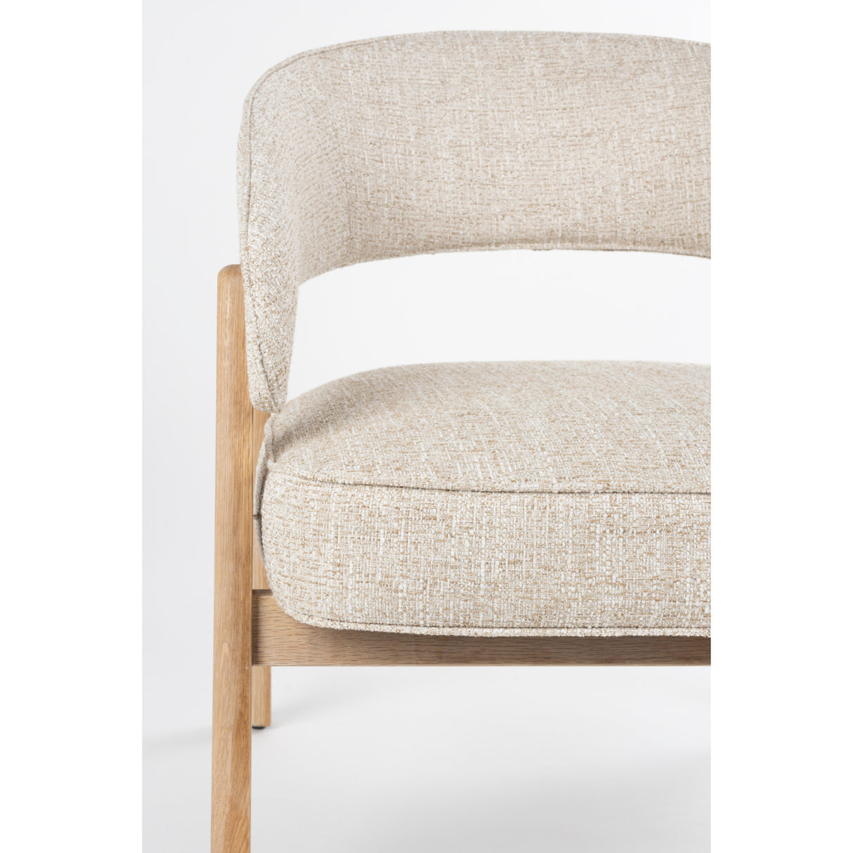 Modern European furniture - Oak Framed Lounge Chair - www.oroa.com | Oroa.com