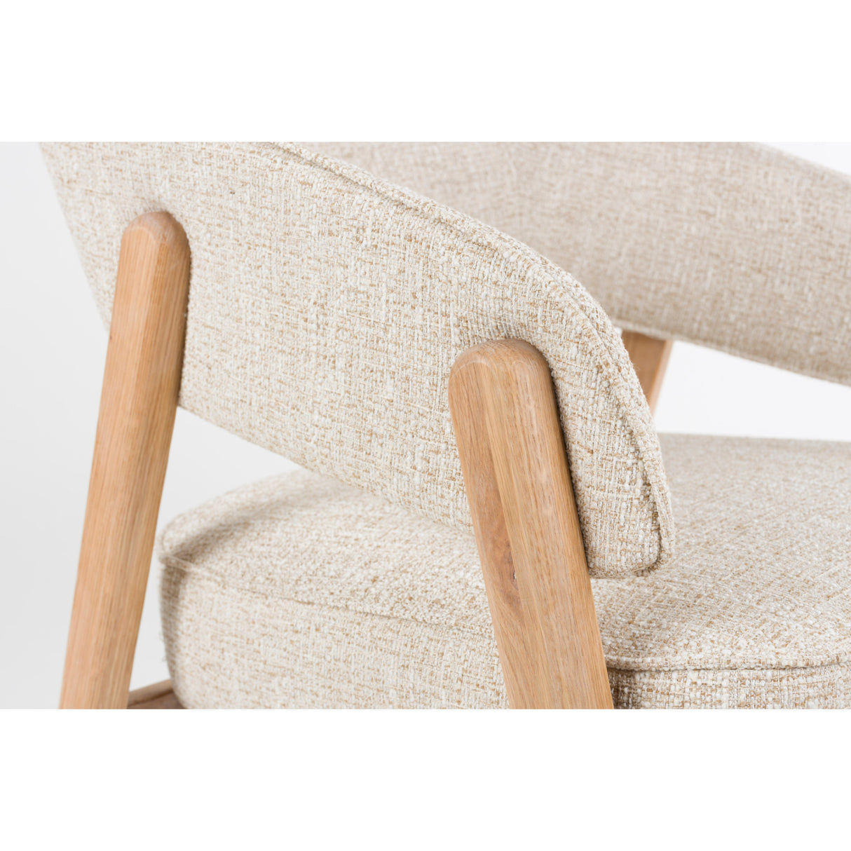 Modern European furniture - Oak Framed Lounge Chair - www.oroa.com | Oroa.com
