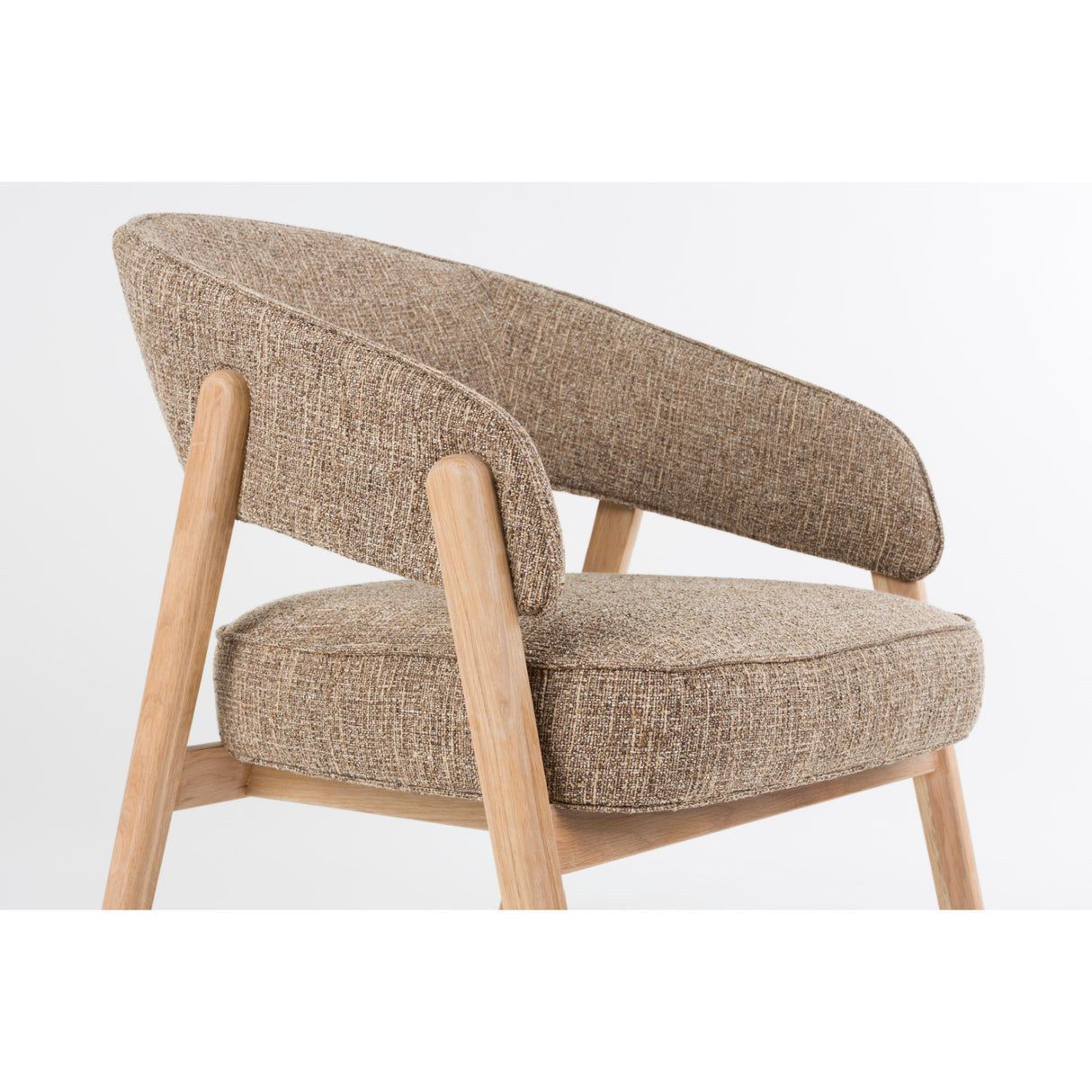 Modern European furniture - Oak Framed Lounge Chair - www.oroa.com | Oroa.com