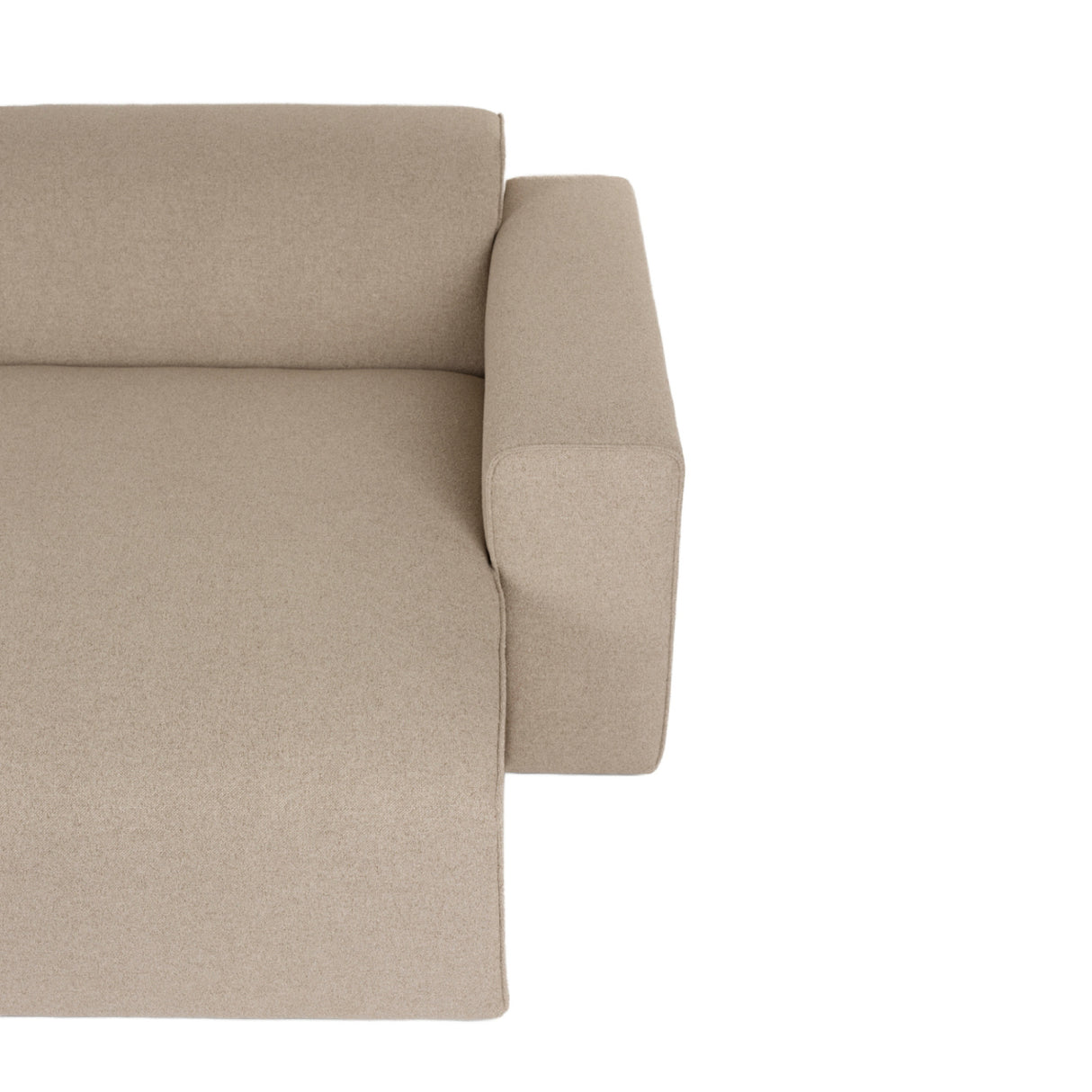 Modern European furniture - Beige 3-Seater Sofa - www.oroa.com | Oroa.com
