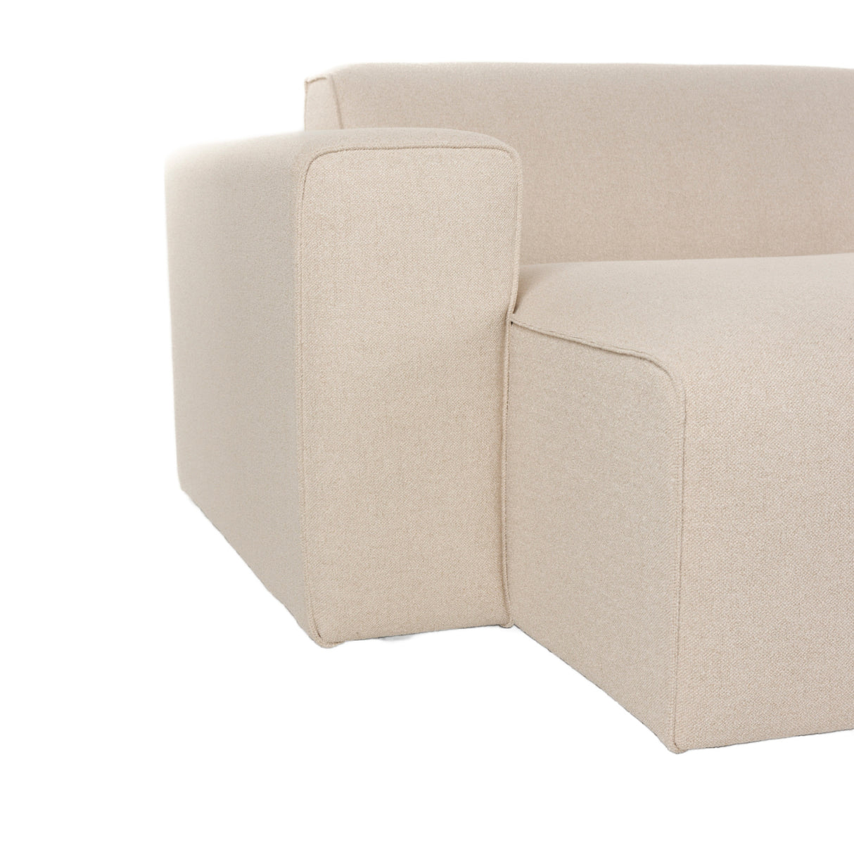 Modern European furniture - Cream 4-Seater Sofa - www.oroa.com | Oroa.com