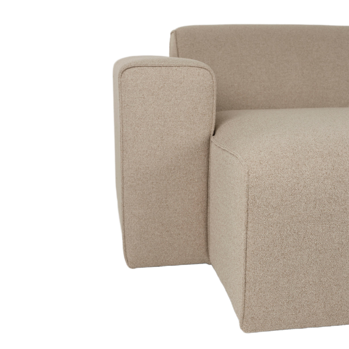 Modern European furniture - Beige 4-Seater Sofa - www.oroa.com | Oroa.com