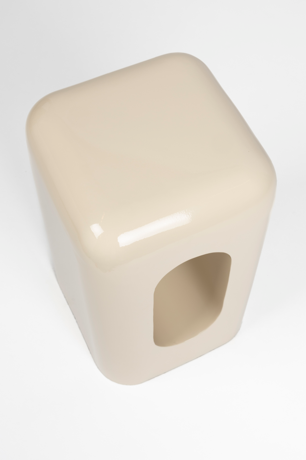 Cut-Out Painted Iron Stool | Zuiver Creek | Oroa.com