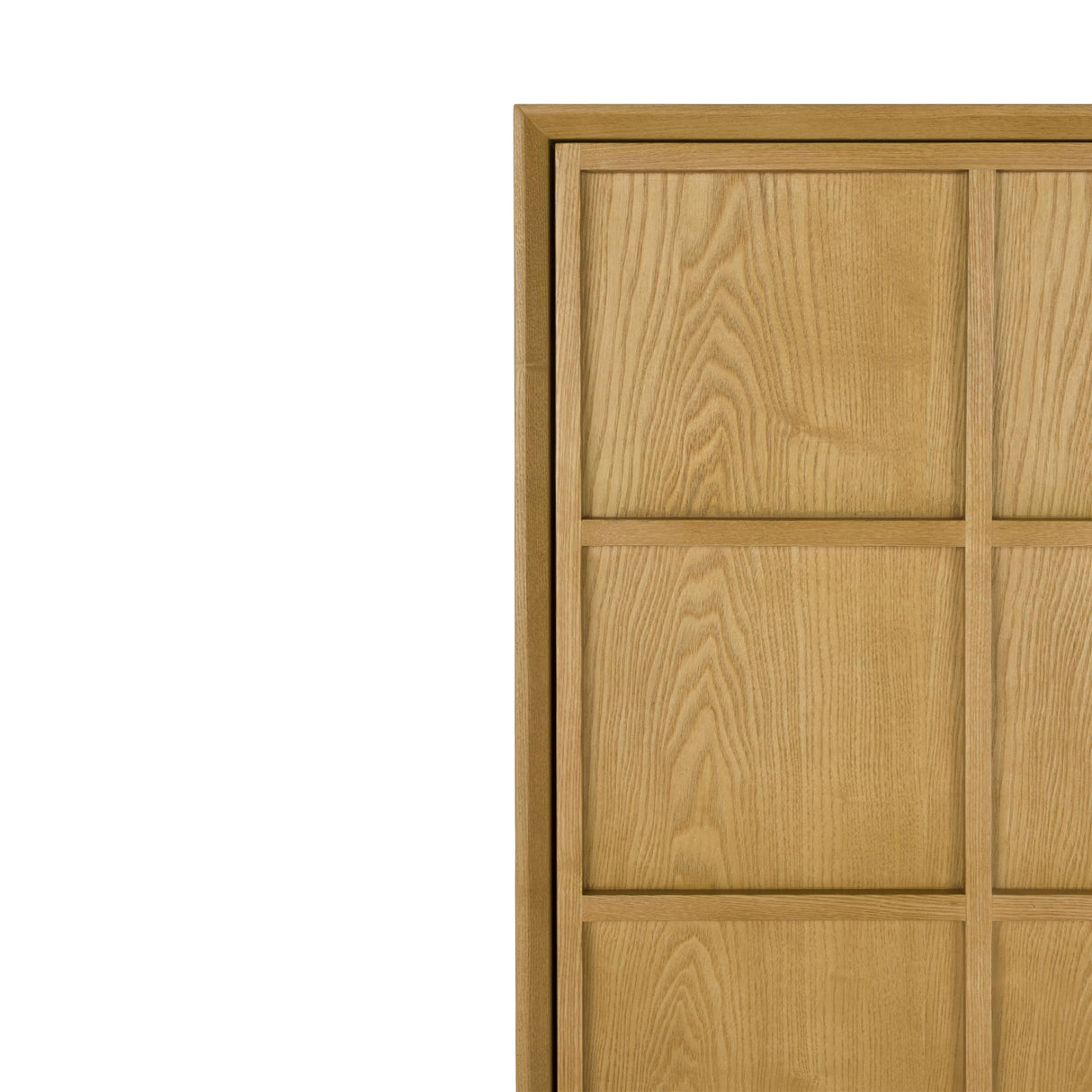 Modern European furniture - Natural Solid Ash 2-Door Cabinet - www.oroa.com | Oroa.com