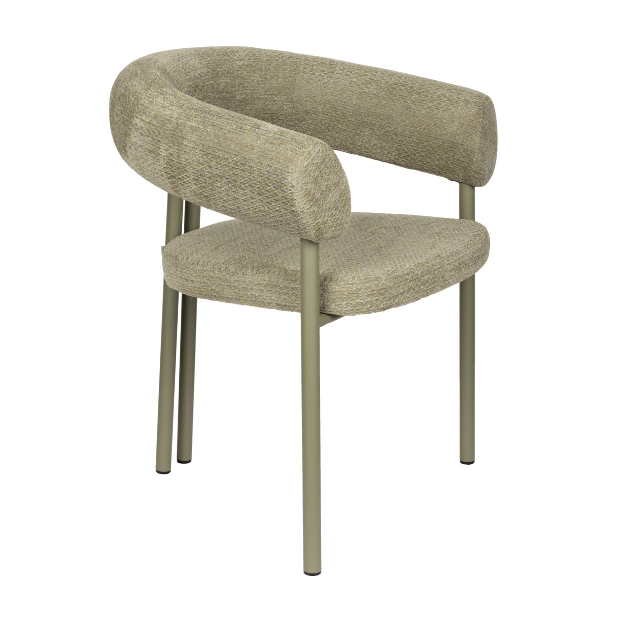 Modern European furniture - Beige Curved Dining Armchairs (2) - www.oroa.com | Oroa.com