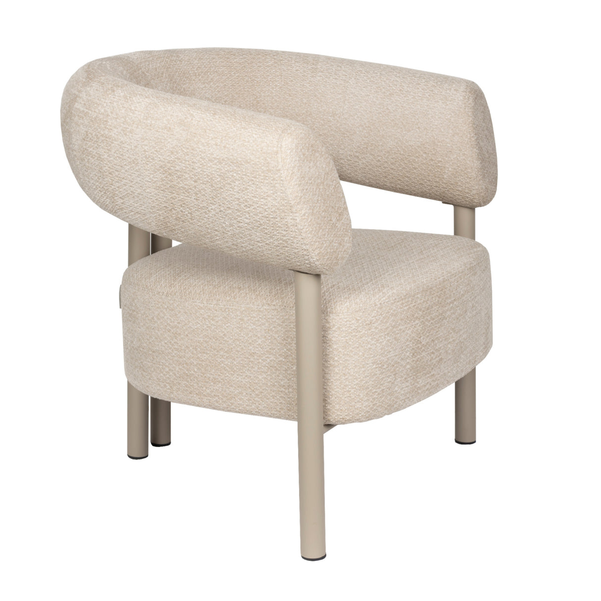 Curved Back Lounge Chair | Oroa.com