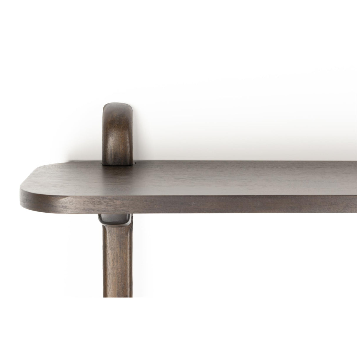 Modern European furniture - Walnut Finished Ladder Shelf - www.oroa.com | Oroa.com