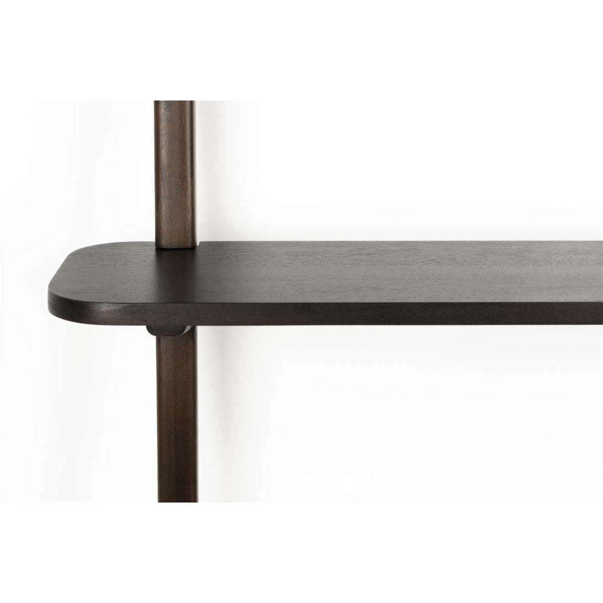 Modern European furniture - Walnut Finished Ladder Shelf - www.oroa.com | Oroa.com