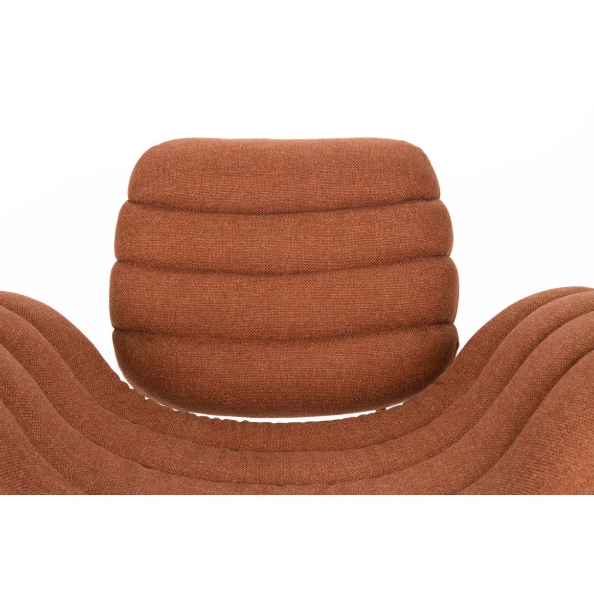 Curved Seat Channeled Lounge Chair | Oroa.com