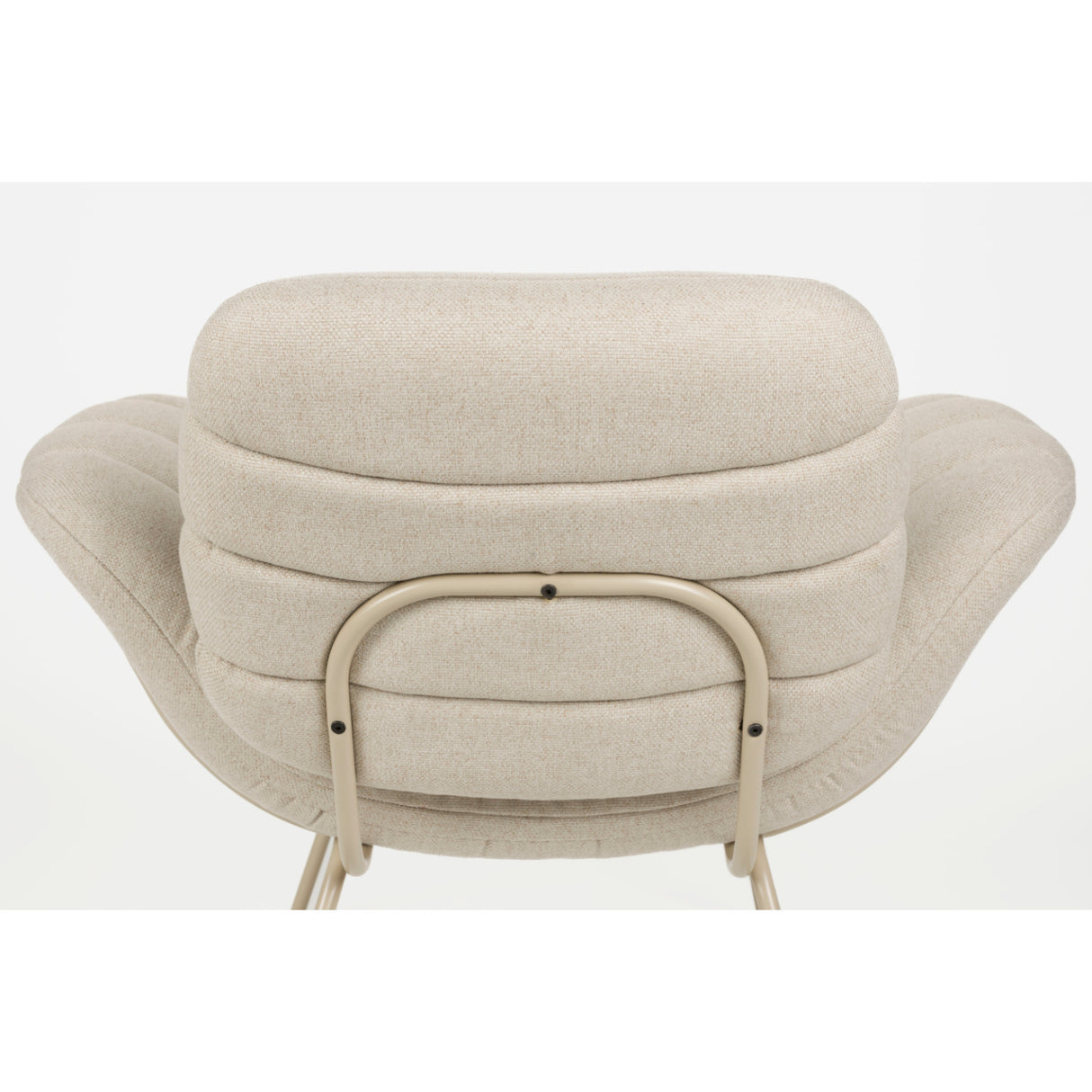 Curved Seat Channeled Lounge Chair | Oroa.com