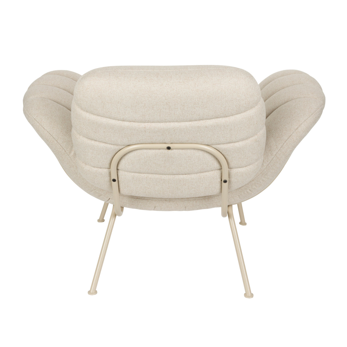 Curved Seat Channeled Lounge Chair | Oroa.com