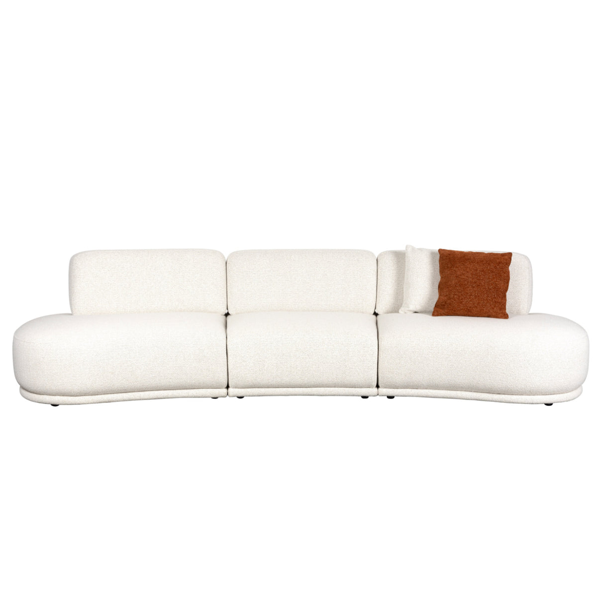 Modern European furniture - White 4,5-Seater Sofa - www.oroa.com | Oroa.com