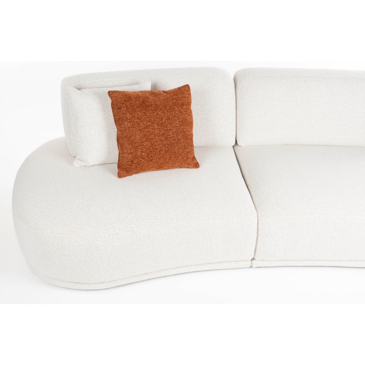 Modern European furniture - White 4,5-Seater Sofa - www.oroa.com | Oroa.com