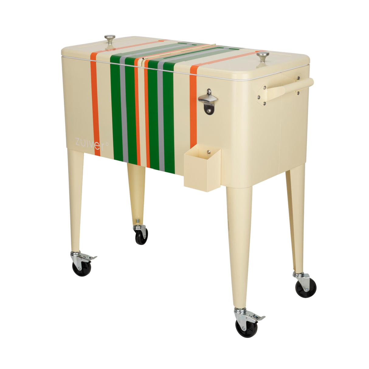 Modern European furniture - Wheeled Stripes Cooler - www.oroa.com | Oroa.com
