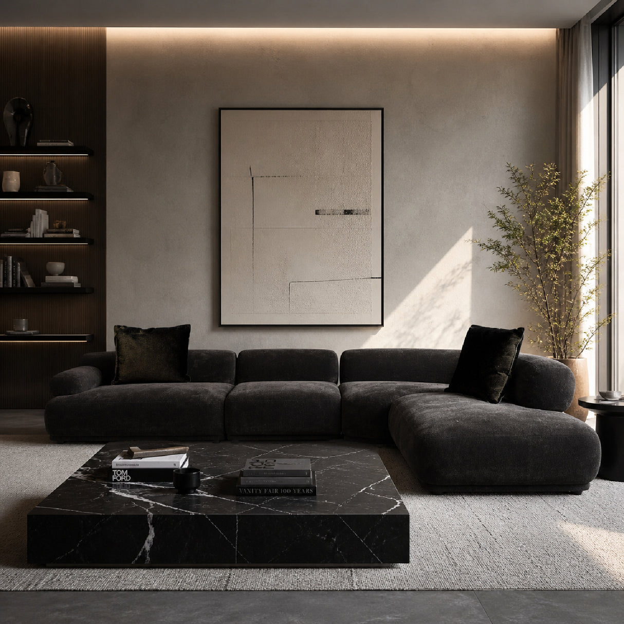 Modern European furniture - 7-Seater Left-Armed Sofa - www.oroa.com | Oroa.com