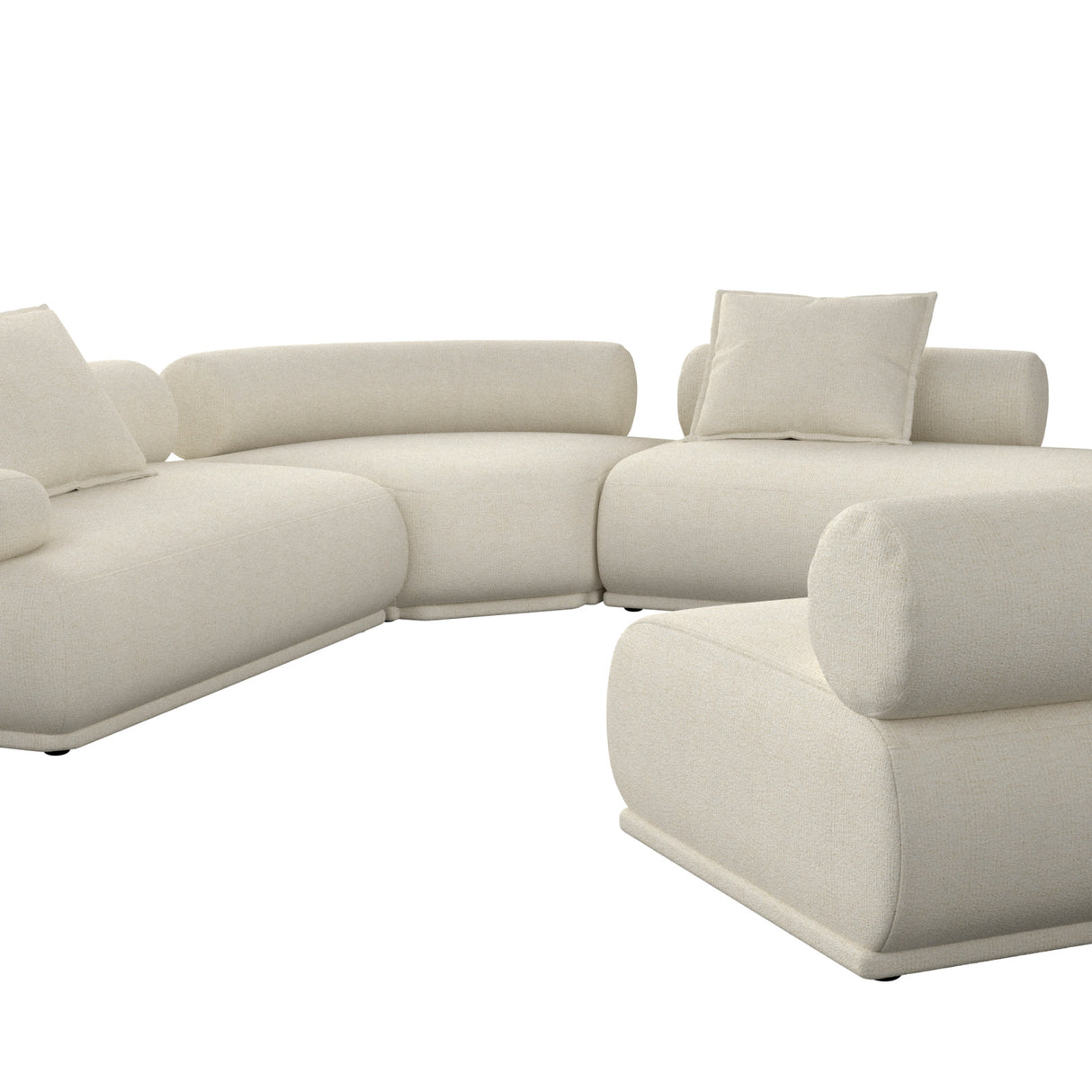 Modern European furniture - 7-Seater Left-Armed Sofa - www.oroa.com | Oroa.com