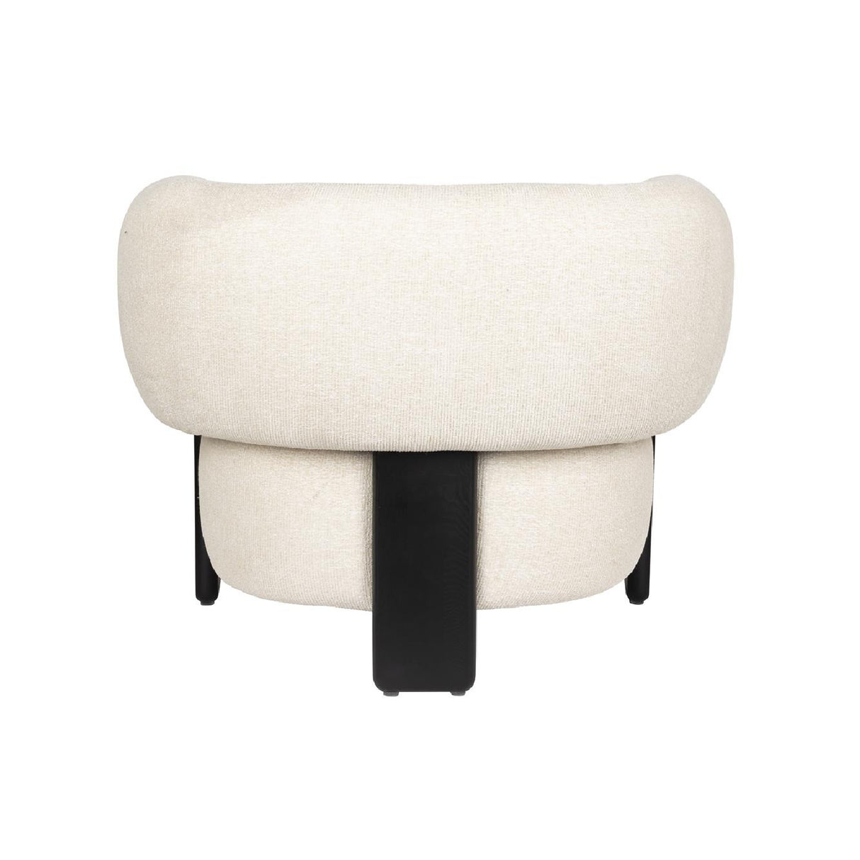 Modern European furniture - Beige Fabric 3-Legged Lounge Chair - www.oroa.com | Oroa.com