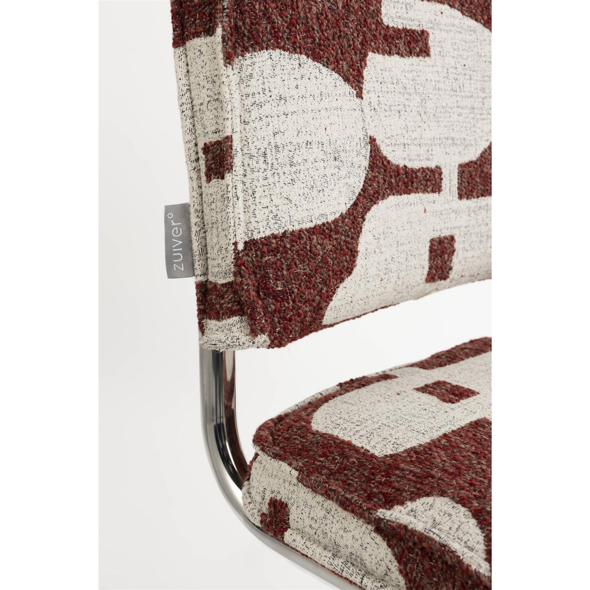 Modern European furniture - Retro Patterned Cantilevered Dining Chairs (2) - www.oroa.com | Oroa.com