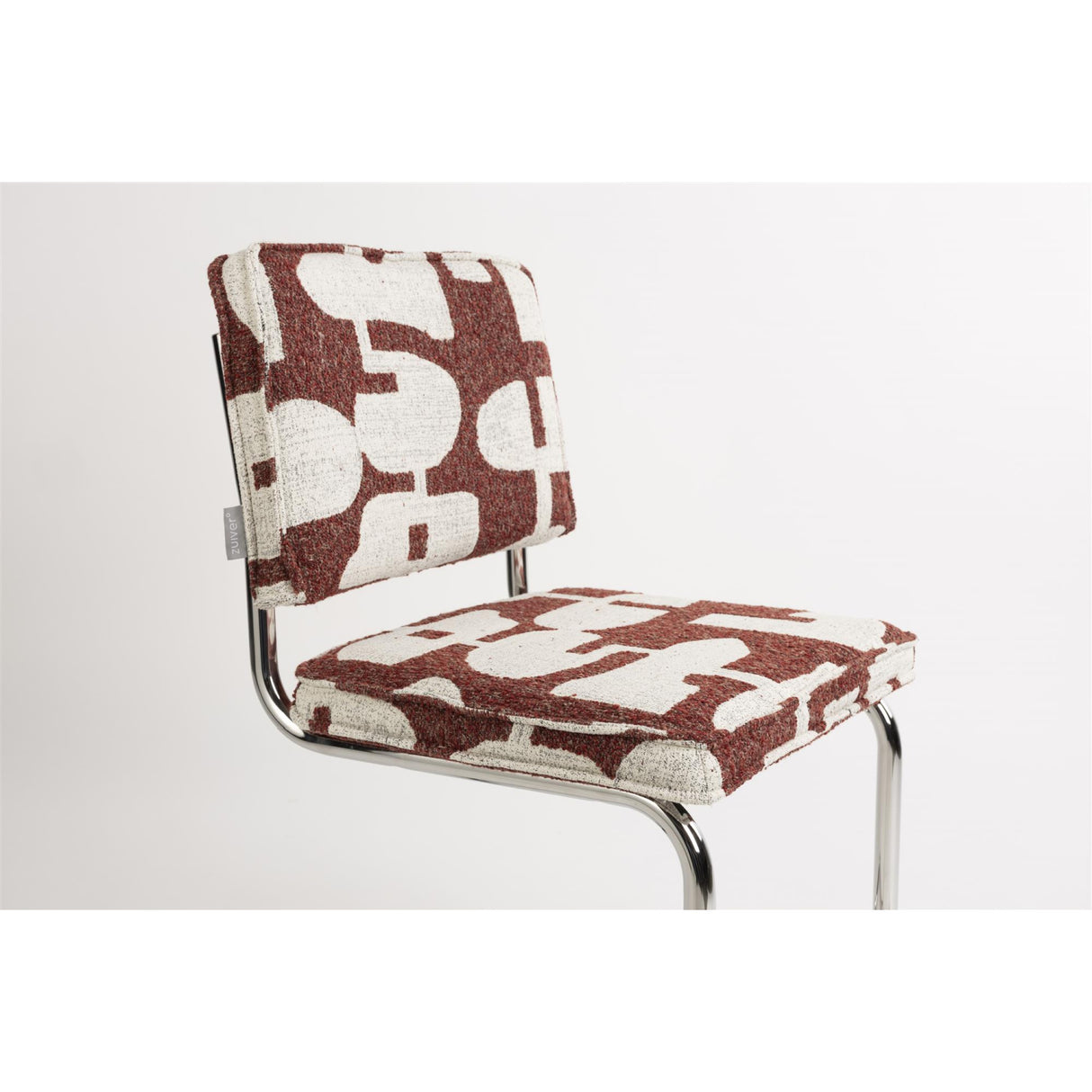 Modern European furniture - Retro Patterned Cantilevered Dining Chairs (2) - www.oroa.com | Oroa.com