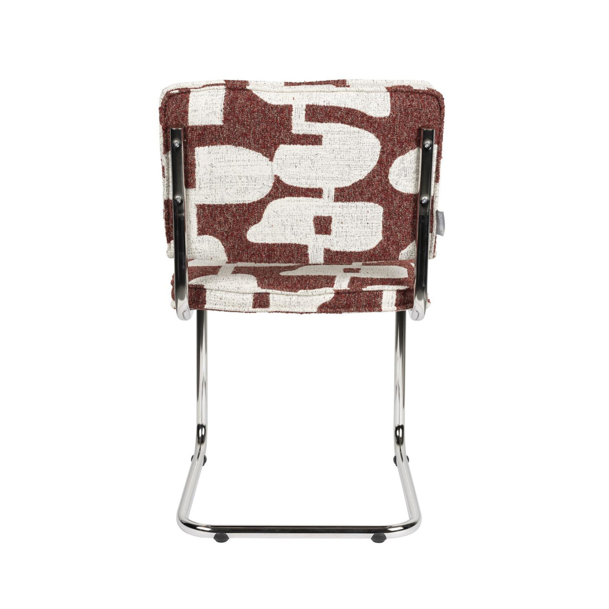 Modern European furniture - Retro Patterned Cantilevered Dining Chairs (2) - www.oroa.com | Oroa.com