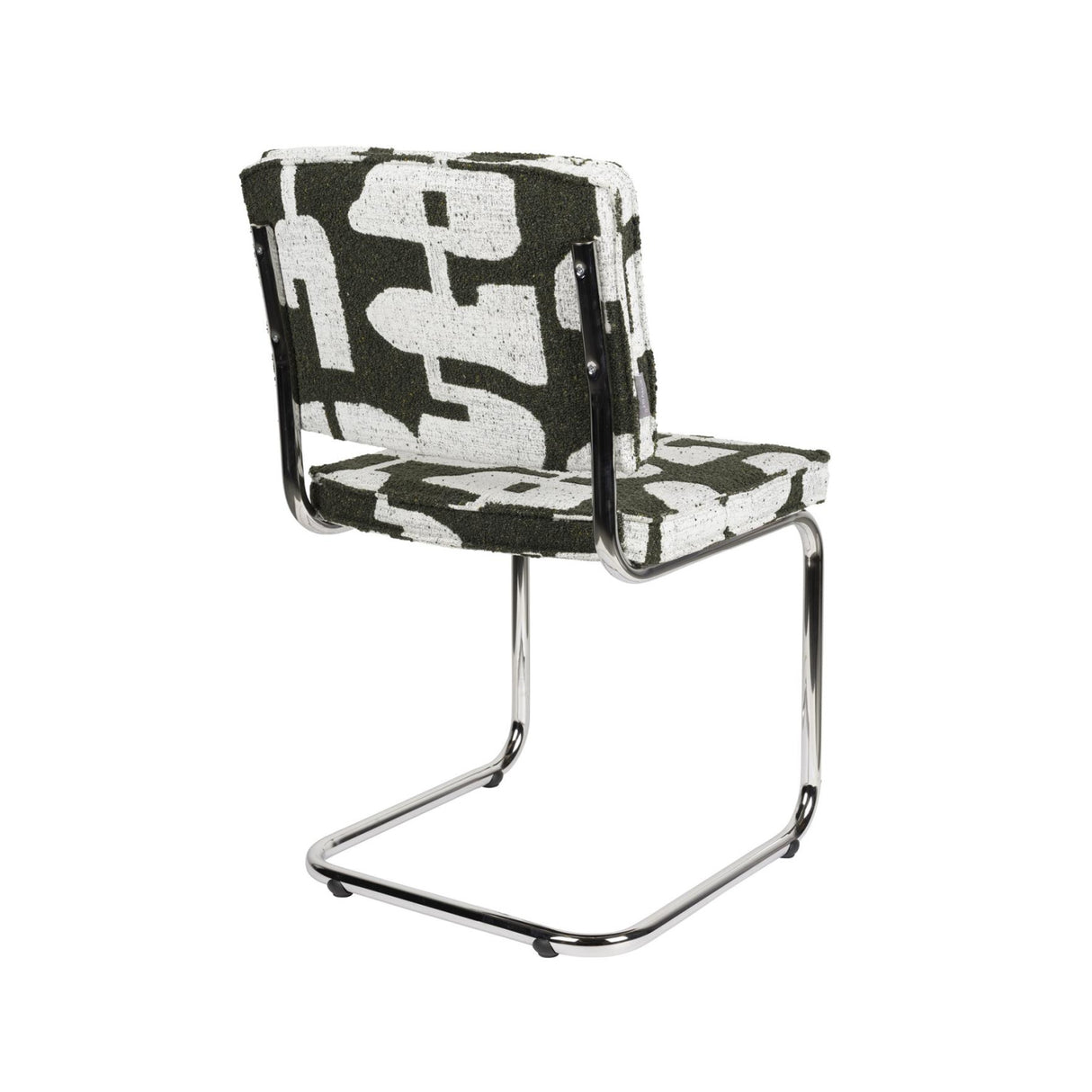 Modern European furniture - Retro Patterned Cantilevered Dining Chairs (2) - www.oroa.com | Oroa.com